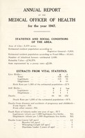 view [Report 1947] / Medical Officer of Health, Lichfield City & County.