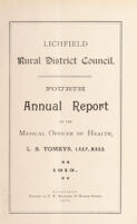 view [Report 1913] / Medical Officer of Health, Lichfield R.D.C.