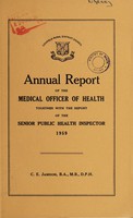 view [Report 1959] / Medical Officer of Health, Lichfield R.D.C.