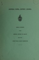 view [Report 1970] / Medical Officer of Health, Lichfield R.D.C.