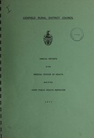 view [Report 1971] / Medical Officer of Health, Lichfield R.D.C.
