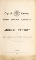 view [Report 1906] / Medical Officer of Health, Lincoln City.