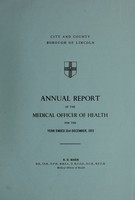 view [Report 1973] / Medical Officer of Health, Lincoln City.