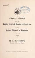 view [Report 1945] / Medical Officer of Health, Linslade U.D.C.