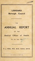 view [Report 1951] / Medical Officer of Health, Liskeard Borough.