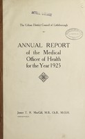 view [Report 1925] / Medical Officer of Health, Littleborough U.D.C.