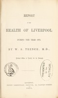 view [Report 1873] / Medical Officer of Health, Liverpool City.