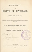 view [Report 1882] / Medical Officer of Health, Liverpool City.