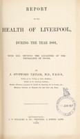 view [Report 1891] / Medical Officer of Health, Liverpool City.