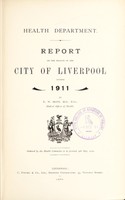 view [Report 1911] / Medical Officer of Health, Liverpool City.