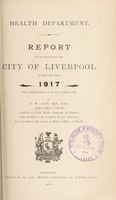 view [Report 1917] / Medical Officer of Health, Liverpool City.