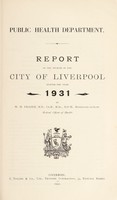 view [Report 1931] / Medical Officer of Health, Liverpool City.
