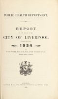 view [Report 1934] / Medical Officer of Health, Liverpool City.