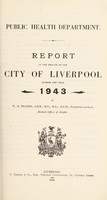 view [Report 1943] / Medical Officer of Health, Liverpool City.