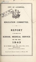 view [Report 1943] / School Medical Officer of Health, Liverpool.