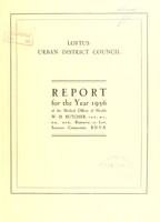 view [Report 1956] / Medical Officer of Health, Loftus U.D.C.