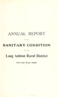view [Report 1906] / Medical Officer of Health, Long Ashton R.D.C.