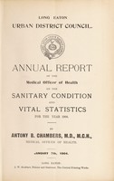 view [Report 1903] / Medical Officer of Health, Long Eaton U.D.C.