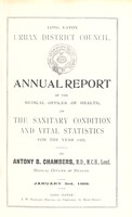 view [Report 1905] / Medical Officer of Health, Long Eaton U.D.C.