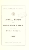 view [Report 1925] / Medical Officer of Health, Long Eaton U.D.C.