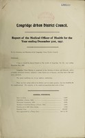 view [Report 1937] / Medical Officer of Health, Longridge U.D.C.