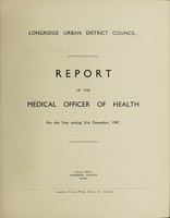 view [Report 1947] / Medical Officer of Health, Longridge U.D.C.