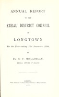 view [Report 1898] / Medical Officer of Health, Longtown (Cumberland) R.D.C.