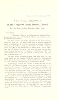 view [Report 1900] / Medical Officer of Health, Longtown (Cumberland) R.D.C.