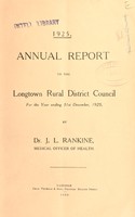 view [Report 1925] / Medical Officer of Health, Longtown (Cumberland) R.D.C.