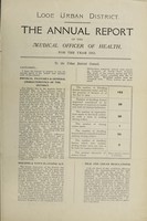 view [Report 1913] / Medical Officer of Health, Looe U.D.C.