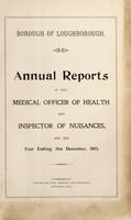 view [Report 1915] / Medical Officer of Health, Loughborough Borough.