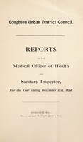 view [Report 1924] / Medical Officer of Health, Loughton U.D.C.