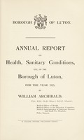 view [Report 1925] / Medical Officer of Health, Luton County Borough.