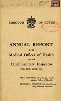 view [Report 1944] / Medical Officer of Health, Luton County Borough.