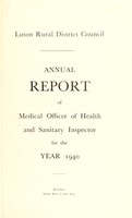 view [Report 1940] / Medical Officer of Health, Luton R.D.C.