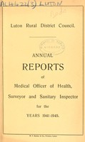 view [Report 1941-1945] / Medical Officer of Health, Luton R.D.C.