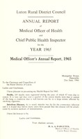 view [Report 1965] / Medical Officer of Health, Luton R.D.C.