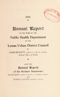 view [Report 1938] / Medical Officer of Health, Lymm U.D.C.