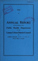 view [Report 1944] / Medical Officer of Health, Lymm U.D.C.