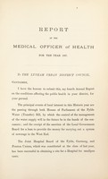 view [Report 1897] / Medical Officer of Health, Lytham U.D.C.