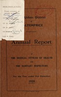 view [Report 1939] / Medical Officer of Health, Haltemprice U.D.C.