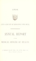 view [Report 1916] / Medical Officer of Health, Kingston-upon-Hull County Borough.