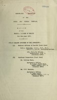 view Report of the Medical Officer of Health for the year 1938 / Honourable Societies of Inner and Middle Temples.