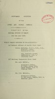 view Report of the Medical Officer of Health for the year 1940 / Honourable Societies of Inner and Middle Temples.