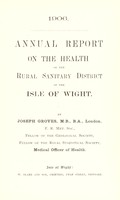 view [Report 1906] / Medical Officer of Health, Isle of Wight R.D.C.