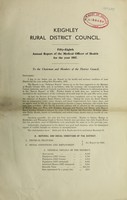 view [Report 1937] / Medical Officer of Health, Keighley R.D.C.