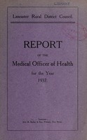 view [Report 1937] / Medical Officer of Health, Lancaster R.D.C.