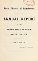 view [Report 1938] / Medical Officer of Health, Lanchester R.D.C.