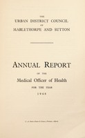 view [Report 1948] / Medical Officer of Health, Mablethorpe & Sutton U.D.C.