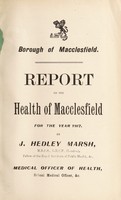 view [Report 1917] / Medical Officer of Health, Macclesfield Borough.